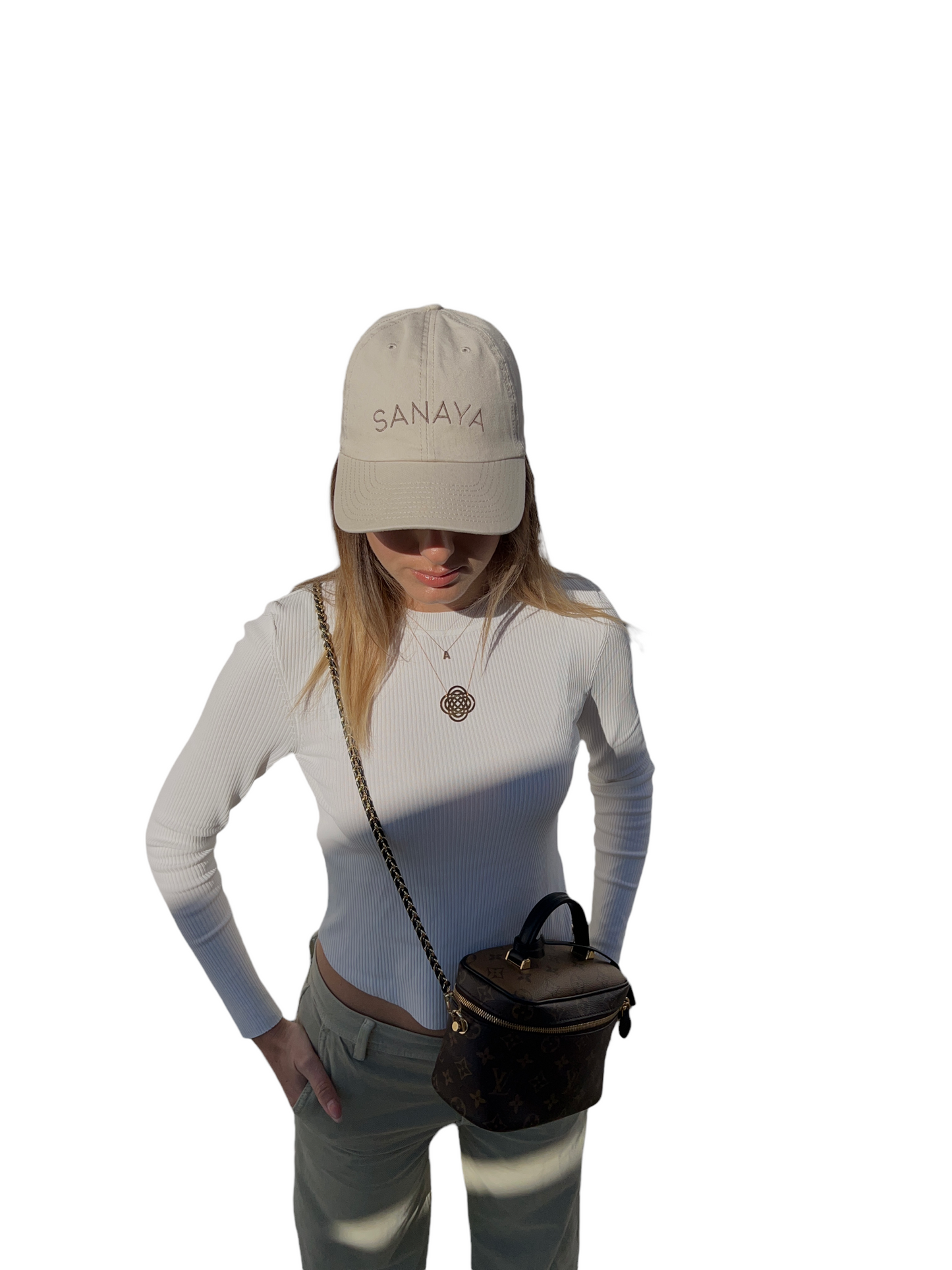 Casquette beige Sanaya